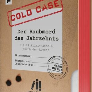 Die Rätselbibliothek. Adventskalender - Cold Case: Der Raubmord des Jahrzehnts: Mit 24 Krimi-Rätseln durch den Advent