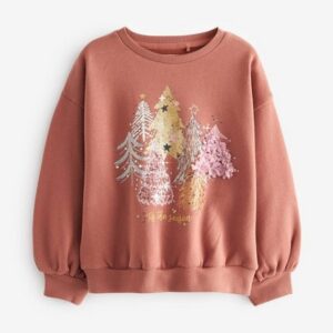 Next Sweatshirt Sweatshirt mit weihnachtlichem Motiv (1-tlg)