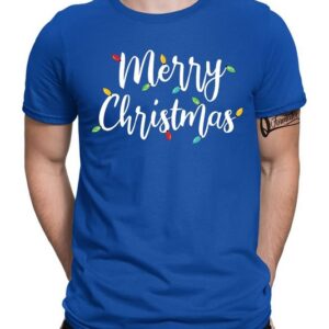 Quattro Formatee Kurzarmshirt Merry Christmas Lichterkette - Weihnachten X-mas Weihnachtsgeschenk (1-tlg)