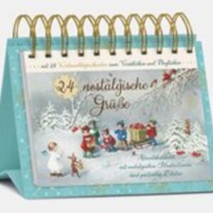 Tisch-Adventskalender '24 nostalgische Grüße'