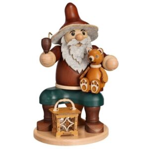 Zeidler Holzkunst Räuchermännchen Räucherfigur "Wichtel" Höhe 23cm NEU