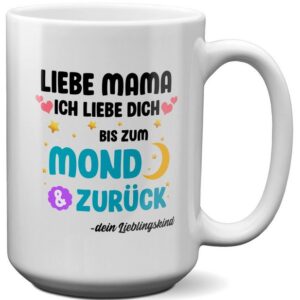 22Feels Tasse Mama Geschenk Muttertag Mutter Geburtstag Kaffee Frauen Weihnachten, Keramik, XL, Made In Germany, Spülmaschinenfest