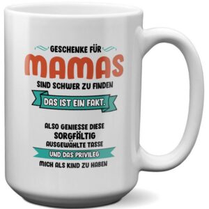 22Feels Tasse Mama Geschenk Muttertag Mutter Geburtstag Kaffee Frauen Weihnachten, Keramik, XL, Made In Germany, Spülmaschinenfest