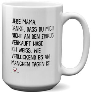 22Feels Tasse Mama Geschenk Muttertag Mutter Geburtstag Kaffee Frauen Weihnachten, Keramik, XL, Made In Germany, Spülmaschinenfest