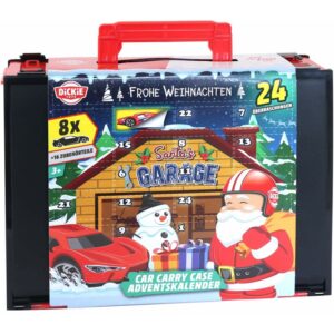 Dickie Adventskalender Santas garage Spielkoffer und Autos Advent Kalender - Mehrfarbig