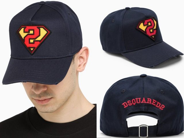 Dsquared2 Baseball Cap Dsquared2 Superman S Baseballcap Kappe Basebalkappe Trucker Hat New Co