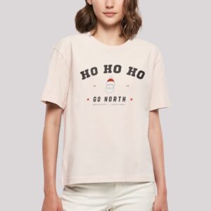 F4NT4STIC T-Shirt "Ho Ho Ho Santa Claus Weihnachten", Weihnachten, Geschenk, Logo