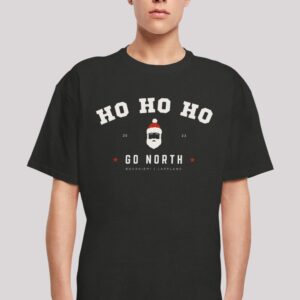 F4NT4STIC T-Shirt "Ho Ho Ho Santa Claus Weihnachten", Weihnachten, Geschenk, Logo