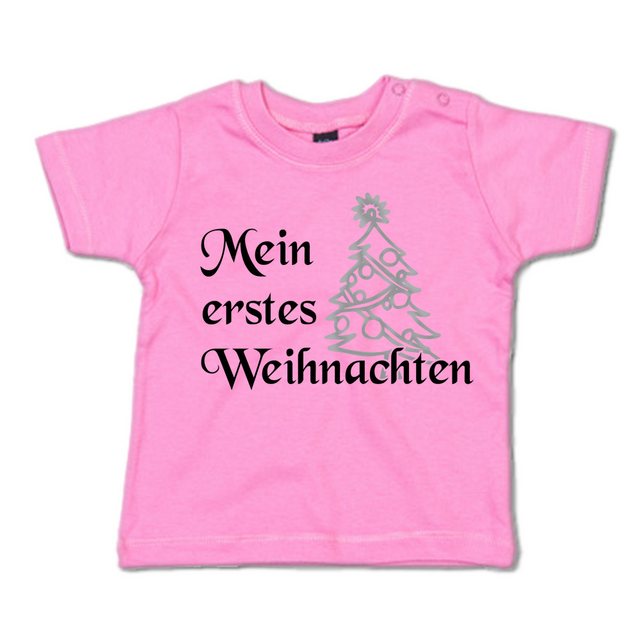 G-graphics T-Shirt Mein erstes Weihnachten - Tannenbaum Baby T-Shirt, mit Spruch / Sprüche / Print / Aufdruck