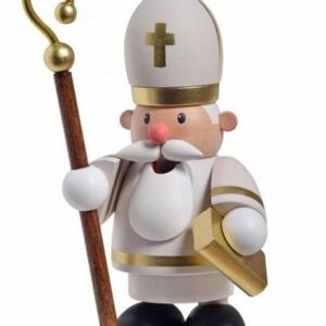 KWO Kunstgewerbe-Werkstätten Olbernhau GmbH Räuchermännchen Räuchermann Heiliger St. Nikolaus Mini BxTxH= 7x6x12cm NEU