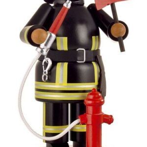 Müller Kleinkunst GmbH Seiffen Räuchermännchen Räucherfigur Räuchermann groß Feuerwehrmann (BxH):13x24cm NEU