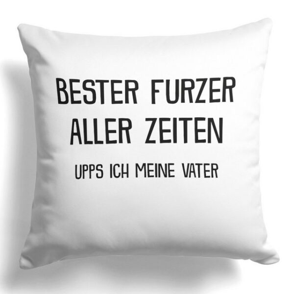 22Feels Dekokissen Papa Geschenk Vater Vatertag Geburtstag Weihnachten Deko Männer Spruch, Deko mit Persönlichkeit