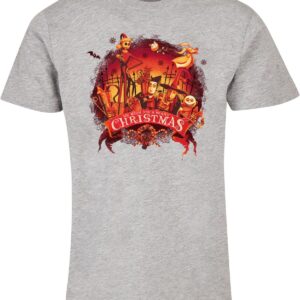 ABSOLUTE CULT T-shirt Nightmare Before Christmas Gruseliges Weihnachts-shirt für Herren - 5XL