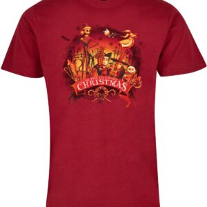 ABSOLUTE CULT T-shirt Nightmare Before Christmas Gruseliges Weihnachts-shirt für Herren - L