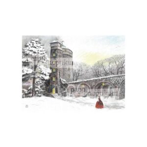pappnoptikum Adventskalender 1014 - Burg Stolpen - Coselturm (Mini-Adventskalender)