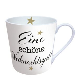 Ambiente Papierserviette Weihnachten - Becher - Mug 0.3 L - Fine Bone China - Format: Ø 9 cm x