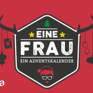 Eine Frau, ein Adventskalender