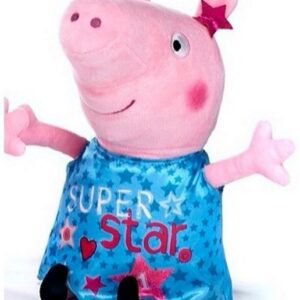 Play by Play Kuscheltier Peppa Wutz Kuscheltier Peppa Pig kuscheltier 30 cm hellblau (1-St), Peppa Wutz Anime Kawaii Plush Weihnachten Geschenke für Kinder