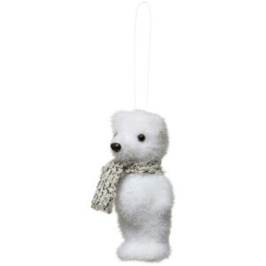 Weihnachten Thema Polyfoam weiß Teddybär Schal 2 Sortimente - Modell b - Modell b